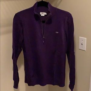 Purple Vineyard Vines Quarter Zip